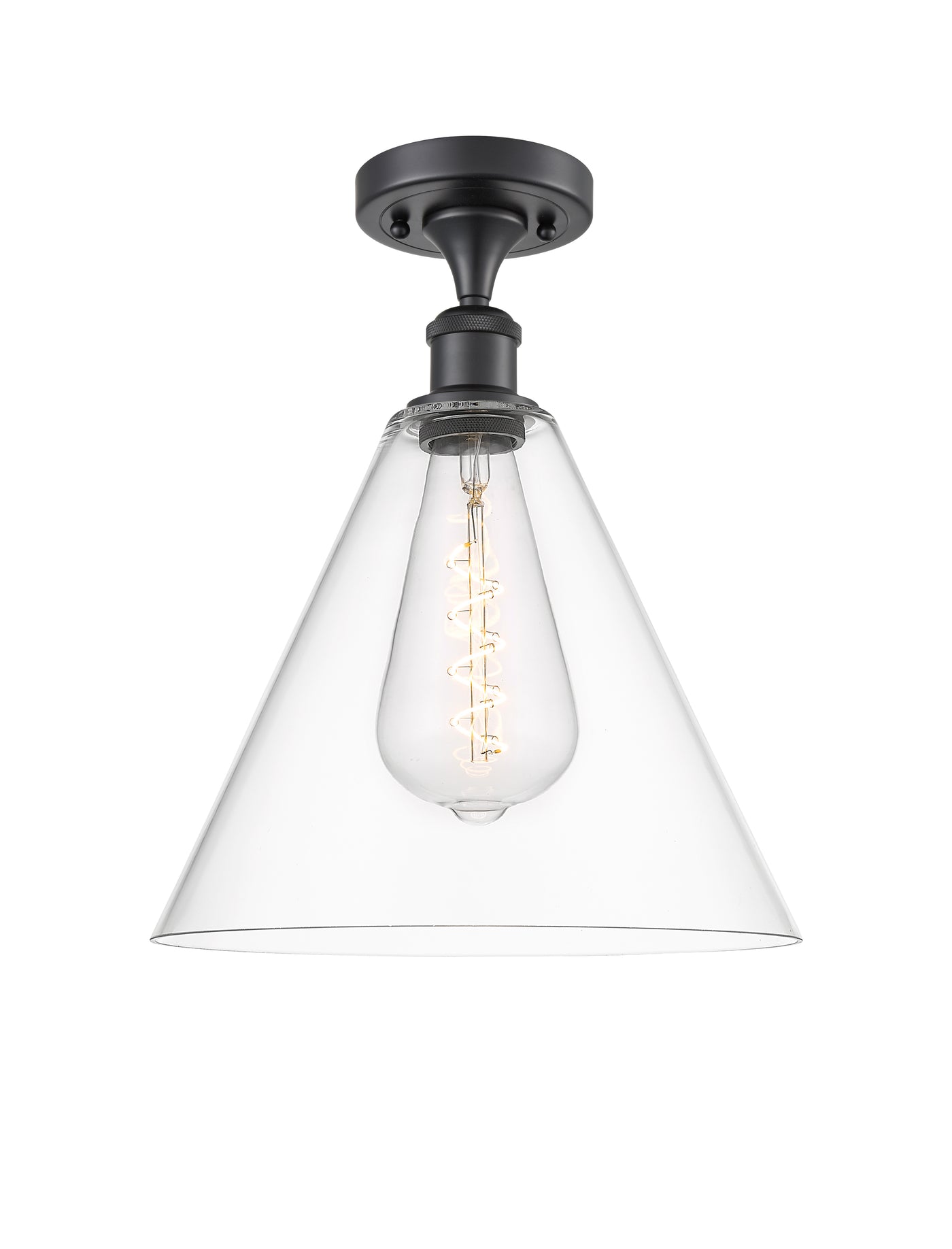 Ballston Semi-Flush Mount Chrome Finish