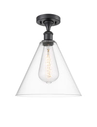 Ballston Semi-Flush Mount Chrome Finish