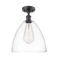 Ballston Semi-Flush Mount White Finish
