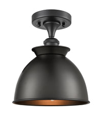 Ballston Semi-Flush Mount White Chrome