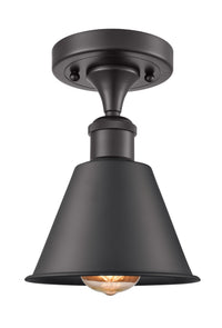 Ballston Semi-Flush Mount Cast Brass Steel