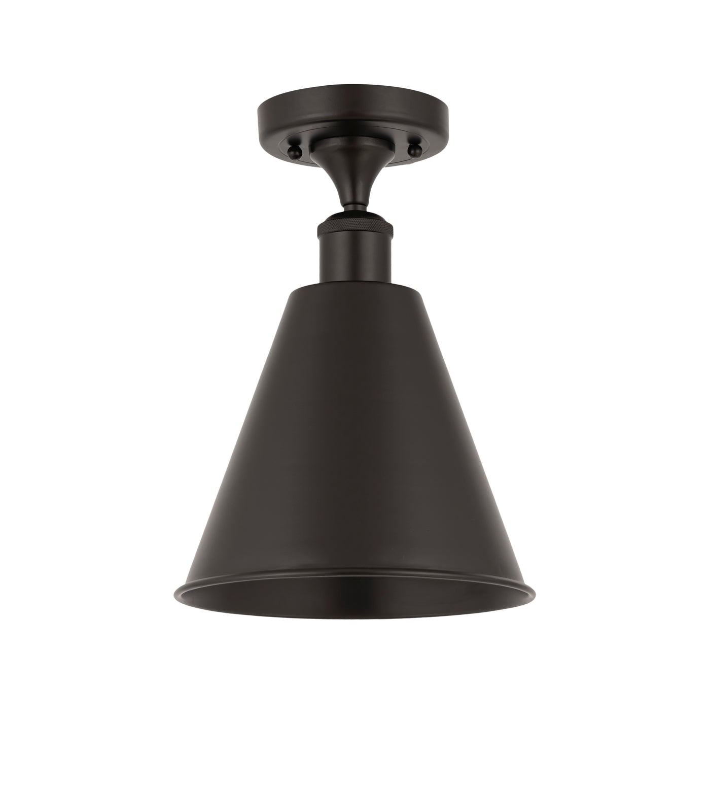 Ballston Semi-Flush Mount Cast Brass
