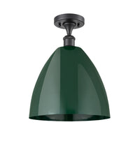 Ballston Semi-Flush Mount White Chrome