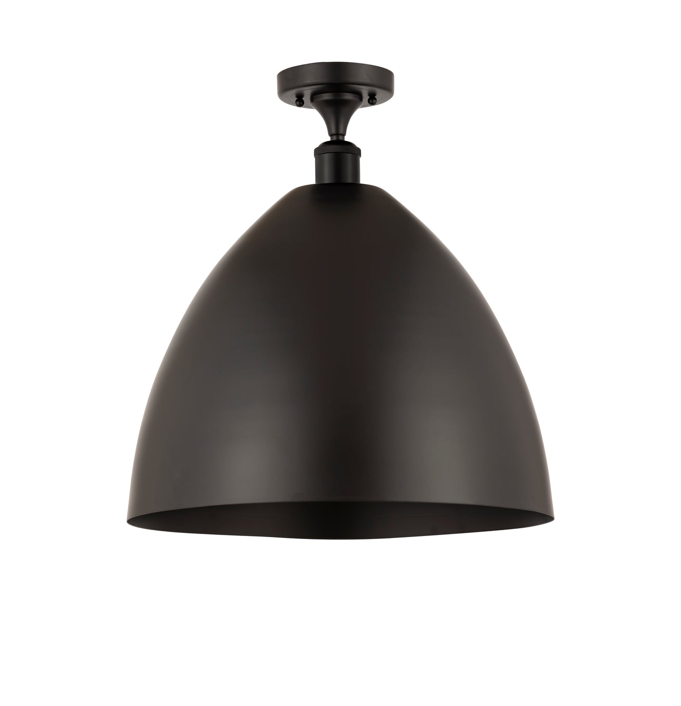 Ballston Semi-Flush Mount White Chrome
