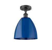 Ballston Semi-Flush Mount Seafoam Shade