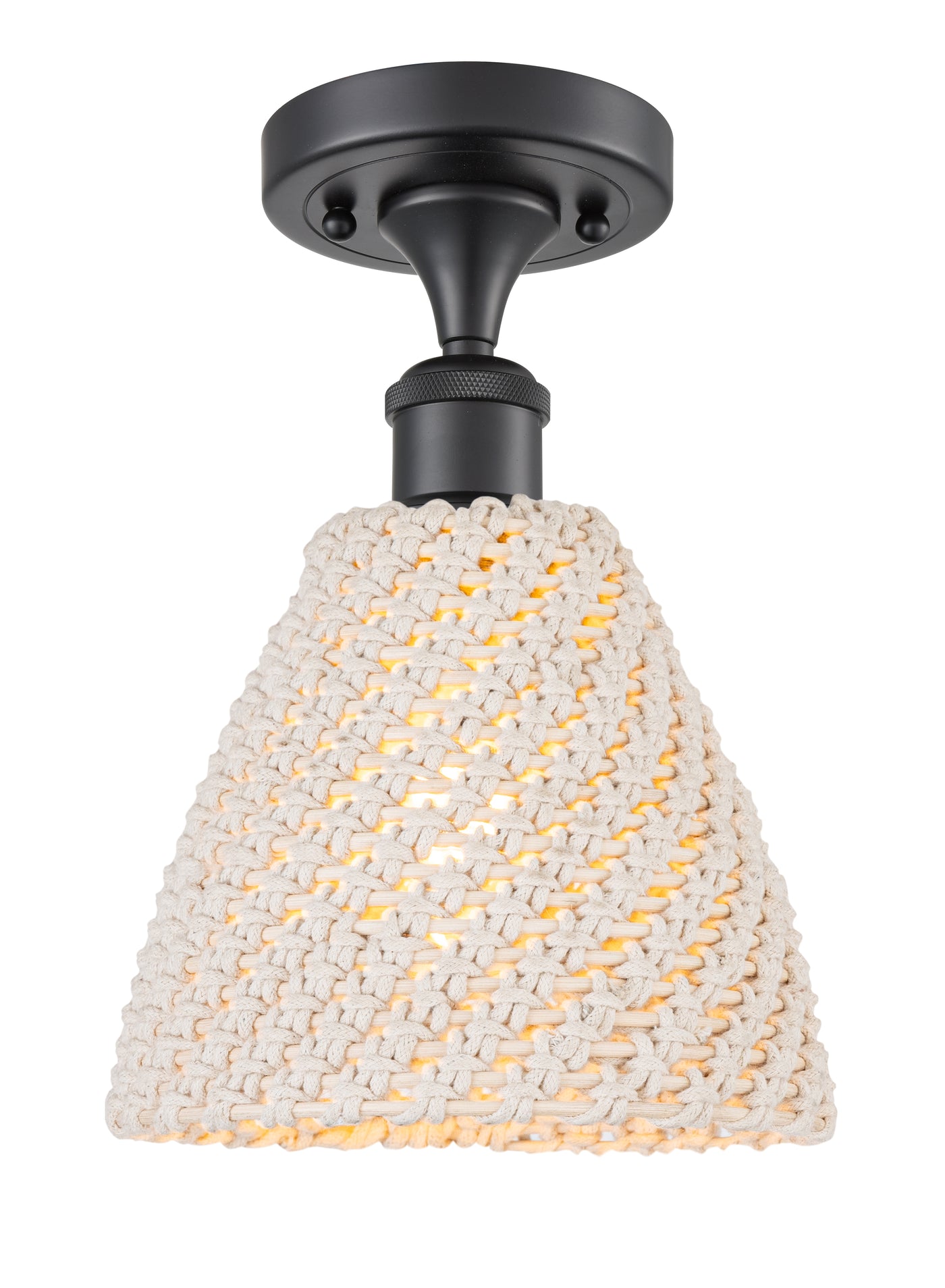 Ballston Semi-Flush Mount Brushed Satin Nickel