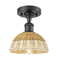 Ballston Semi-Flush Mount Brushed Satin Nickel
