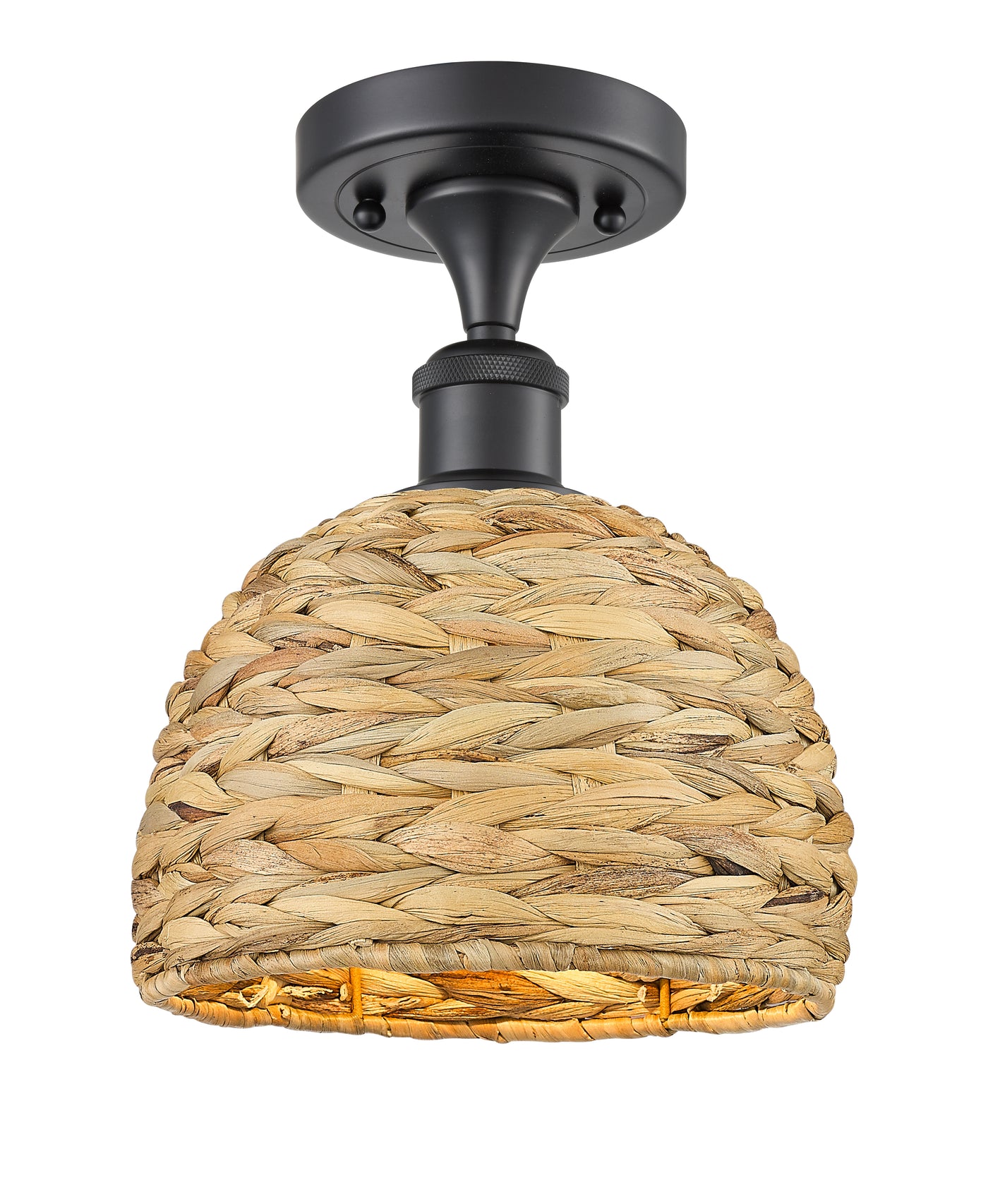 Ballston Semi-Flush Mount Satin Nickel