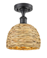 Ballston Semi-Flush Mount Satin Nickel