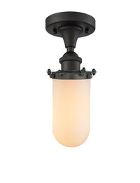 Austere Semi-Flush Mount Satin Nickel Brass