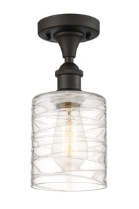 Ballston Semi-Flush Mount White Steel