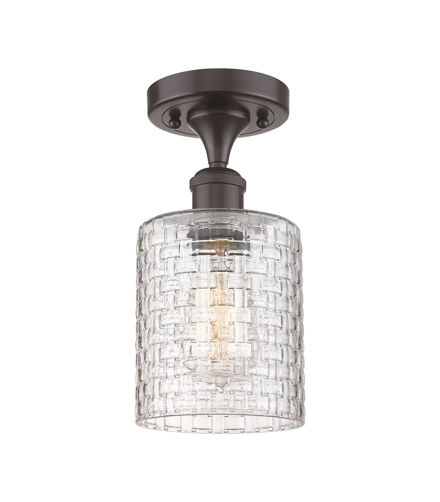 Ballston Semi-Flush Mount - Polished Chrome Finish