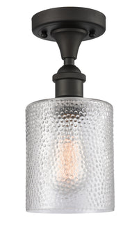 Ballston Semi-Flush Mount White Chrome