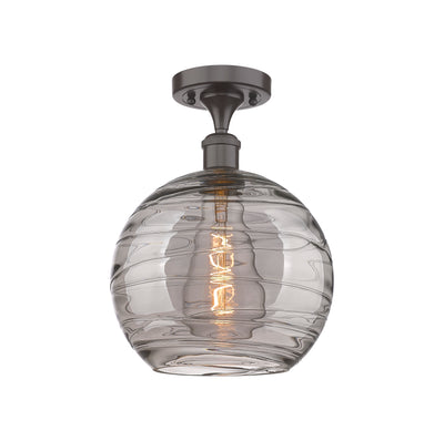 Ballston Semi-Flush Mount White Finish