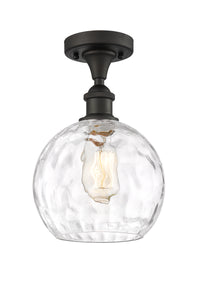 Ballston Semi-Flush Mount White Chrome