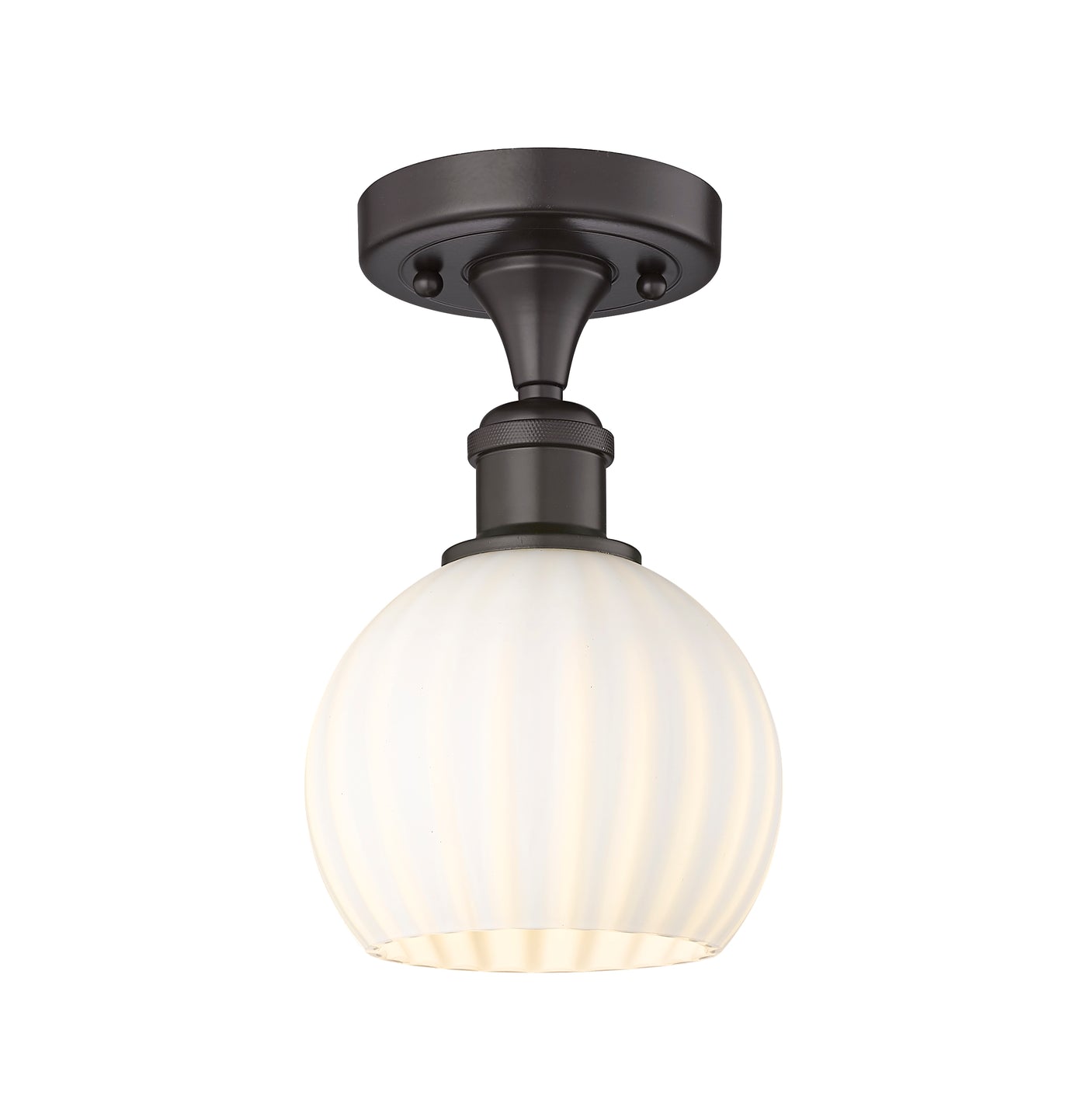 Ballston White Venetian Cast Brass Fixture