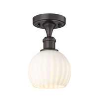 Ballston White Venetian Cast Brass Fixture