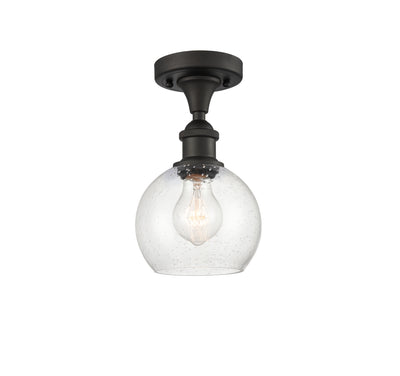 Ballston Semi-Flush Mount White Chrome