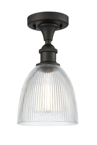 Ballston Semi-Flush Mount White Chrome