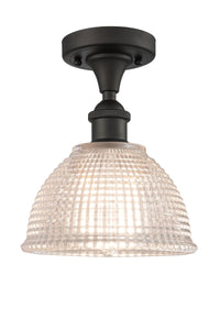 Ballston Semi-Flush Mount White Chrome