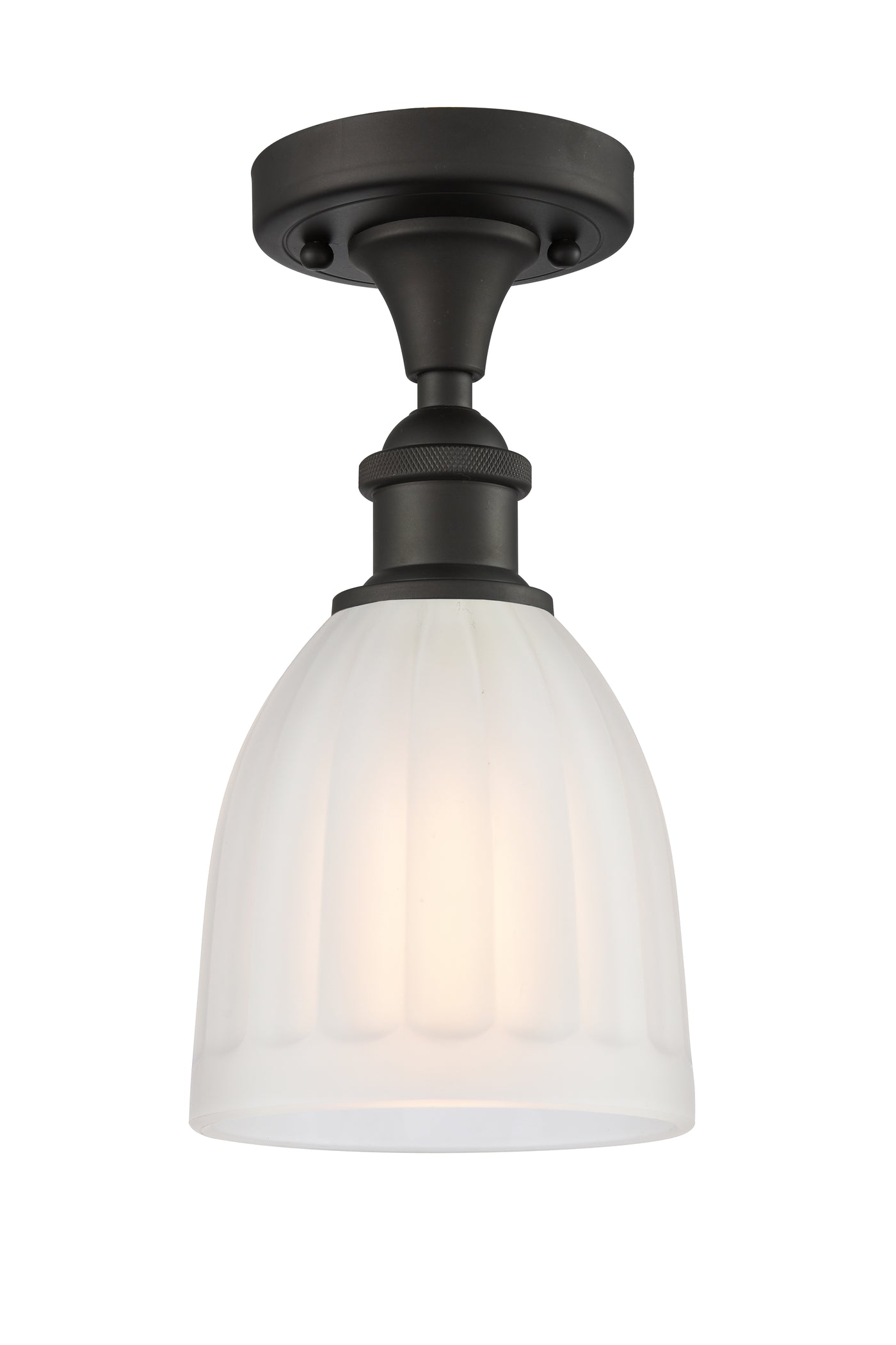 Ballston Semi-Flush Mount Cast Brass