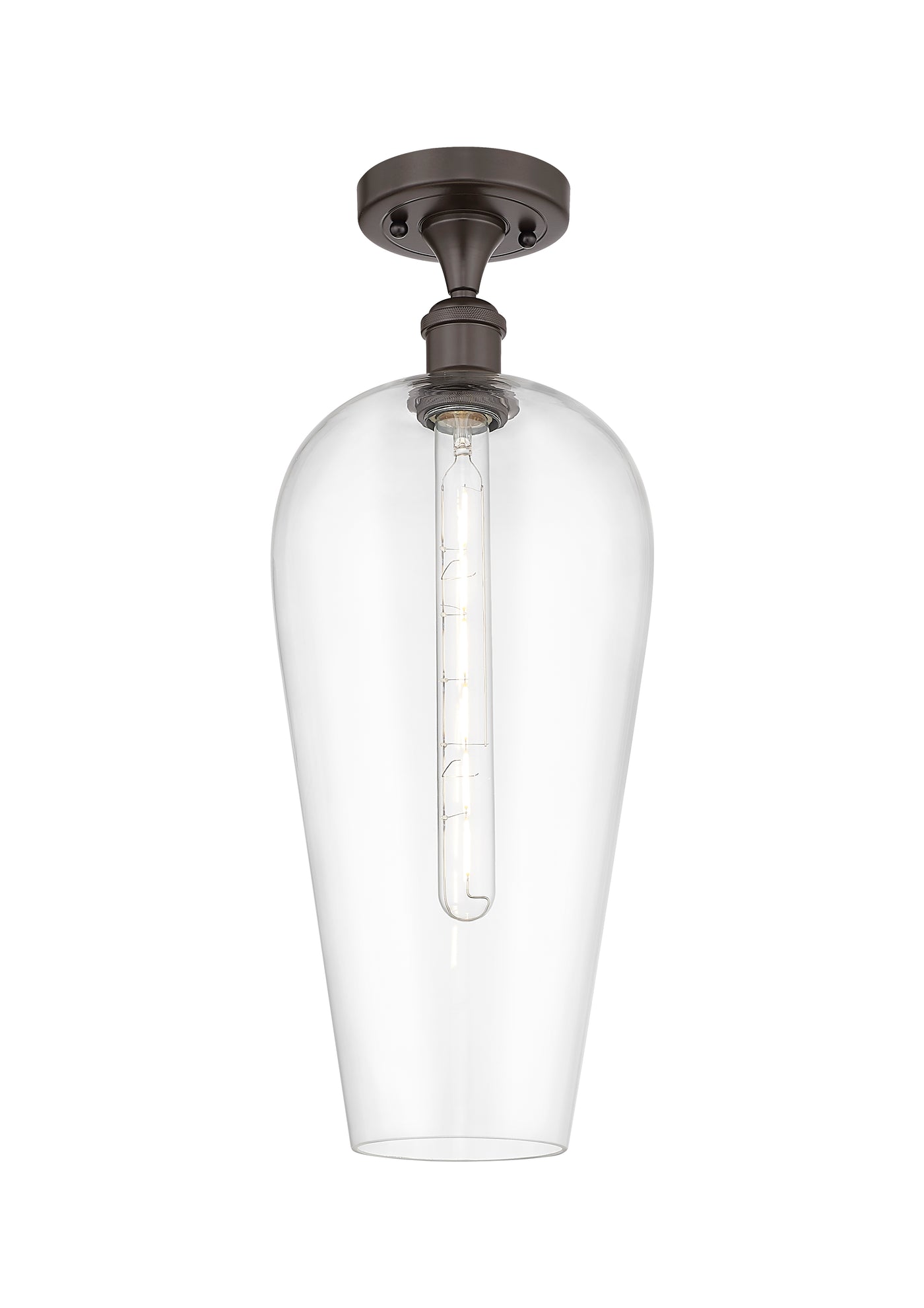 Ballston Semi-Flush Mount Brushed Nickel