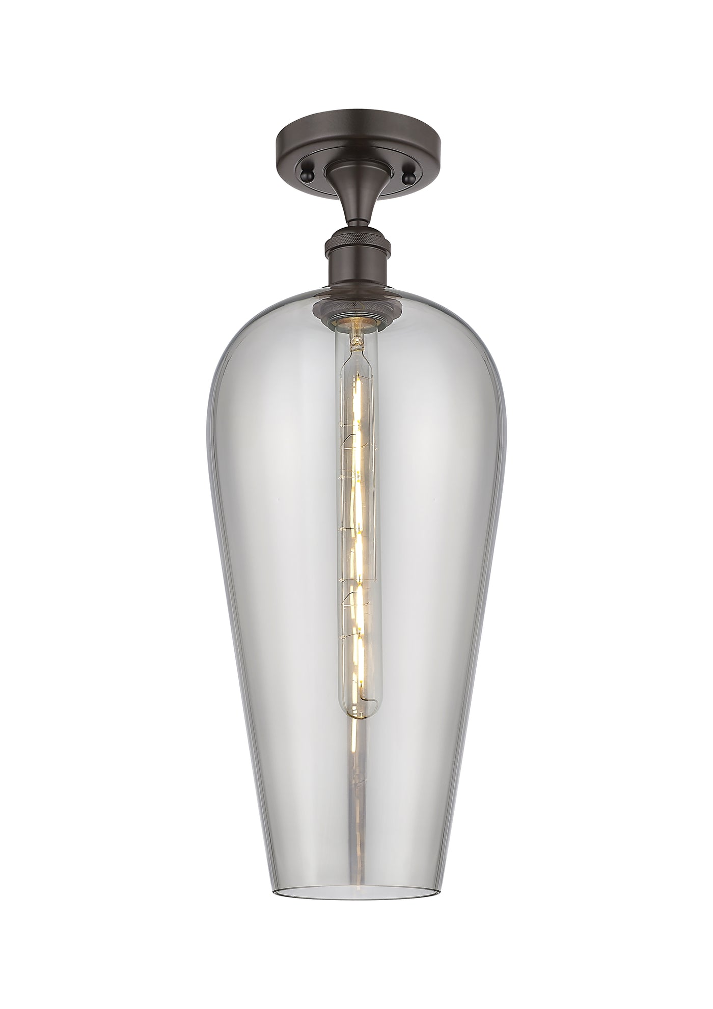 Ballston Semi-Flush Mount Brushed Nickel