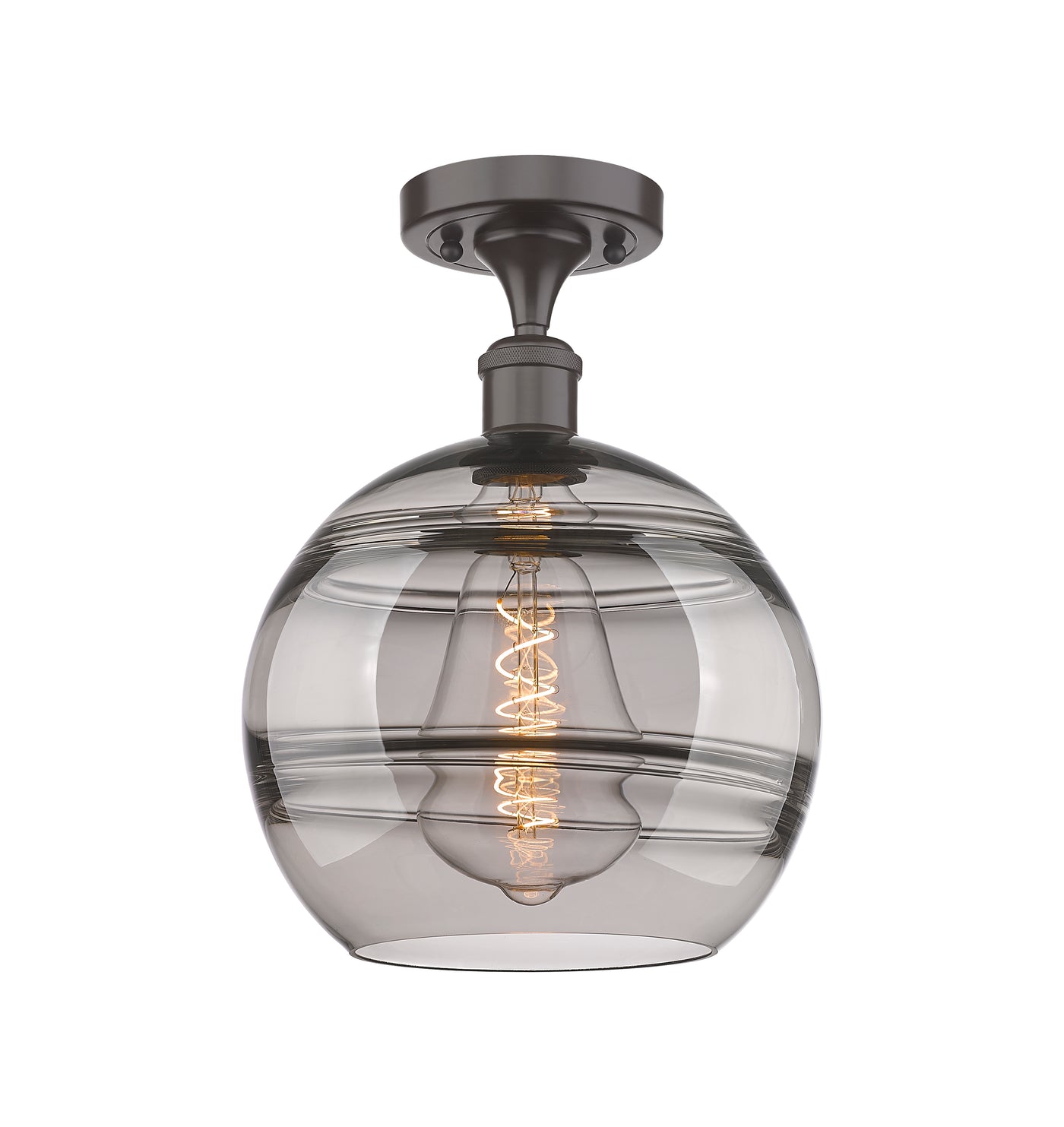 Ballston Semi-Flush Mount Brushed Satin Nickel