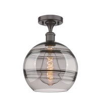 Ballston Semi-Flush Mount Brushed Satin Nickel