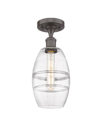Ballston Semi-Flush Mount White Chrome