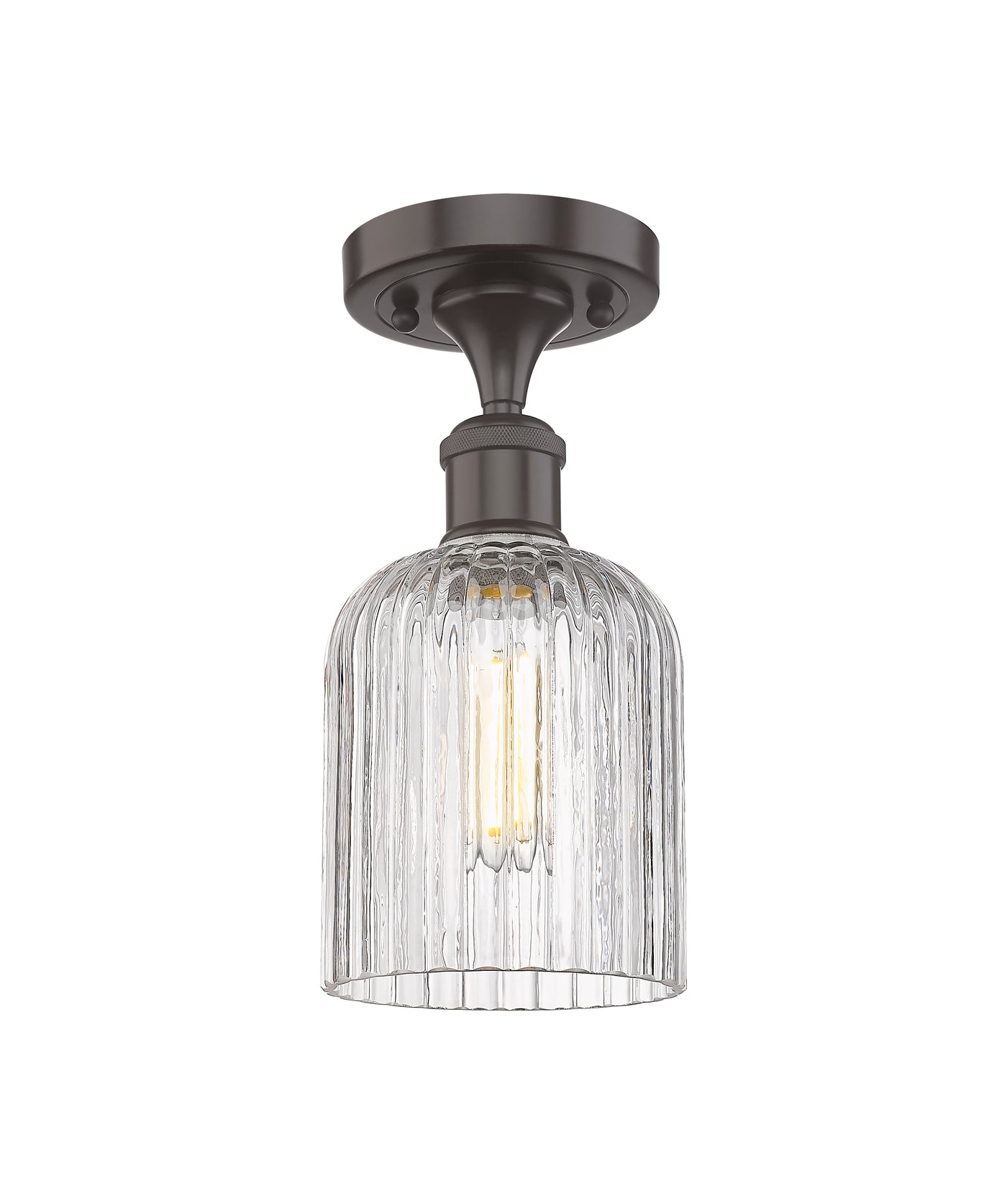 Ballston Semi-Flush Mount Brushed Satin Nickel