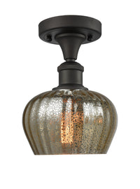 Ballston Semi-Flush Mount White Chrome