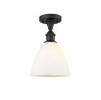 Ballston Semi-Flush Mount Seedy Glass