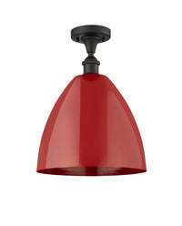 Ballston Semi-Flush Mount 9 Inch Brushed Nickel