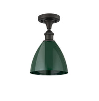 Ballston Semi-Flush Mount White Chrome