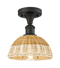 Ballston Semi-Flush Mount Brushed Satin Nickel