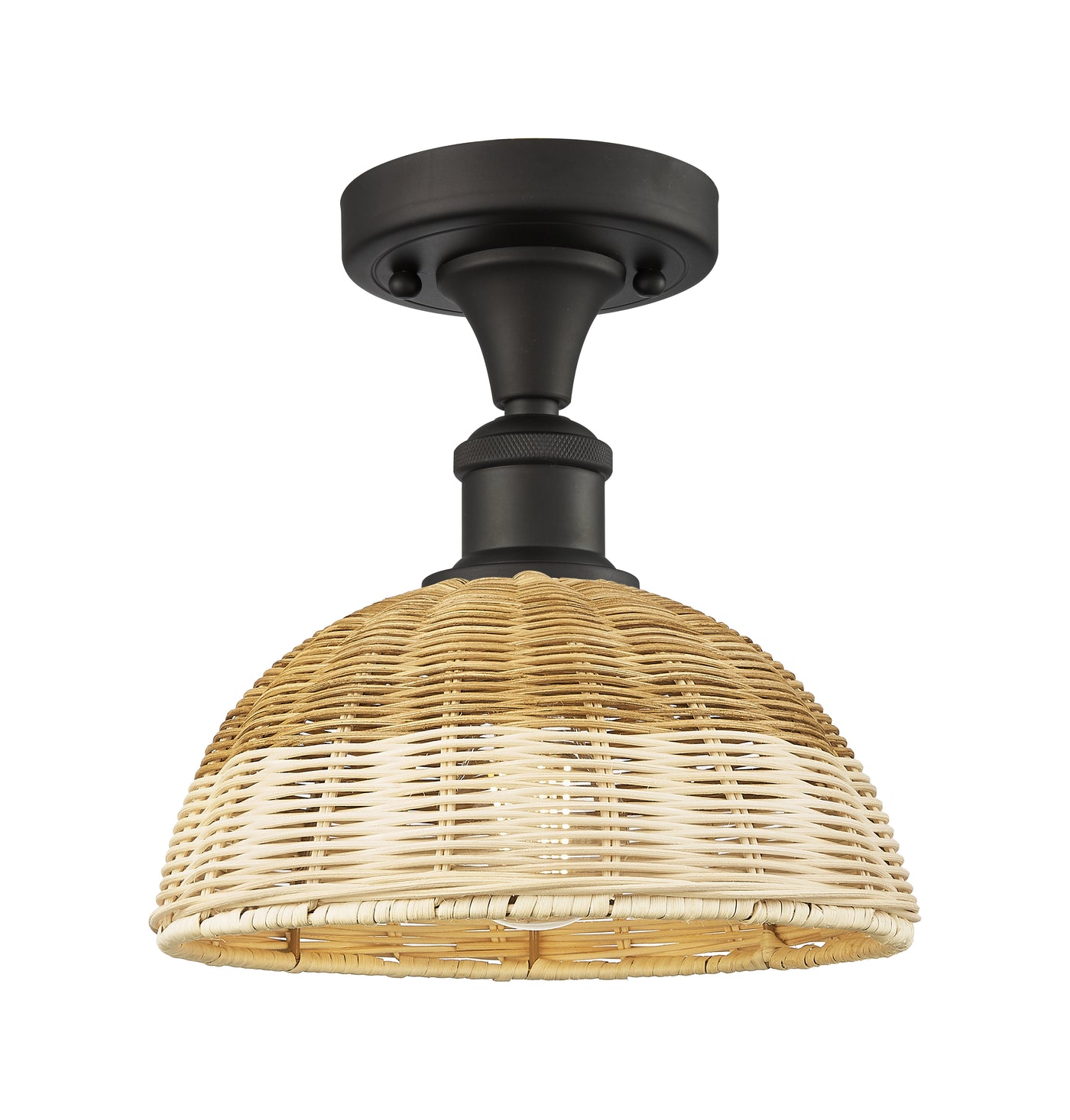 Ballston Semi-Flush Mount Brushed Satin Nickel