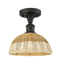 Ballston Semi-Flush Mount Brushed Satin Nickel