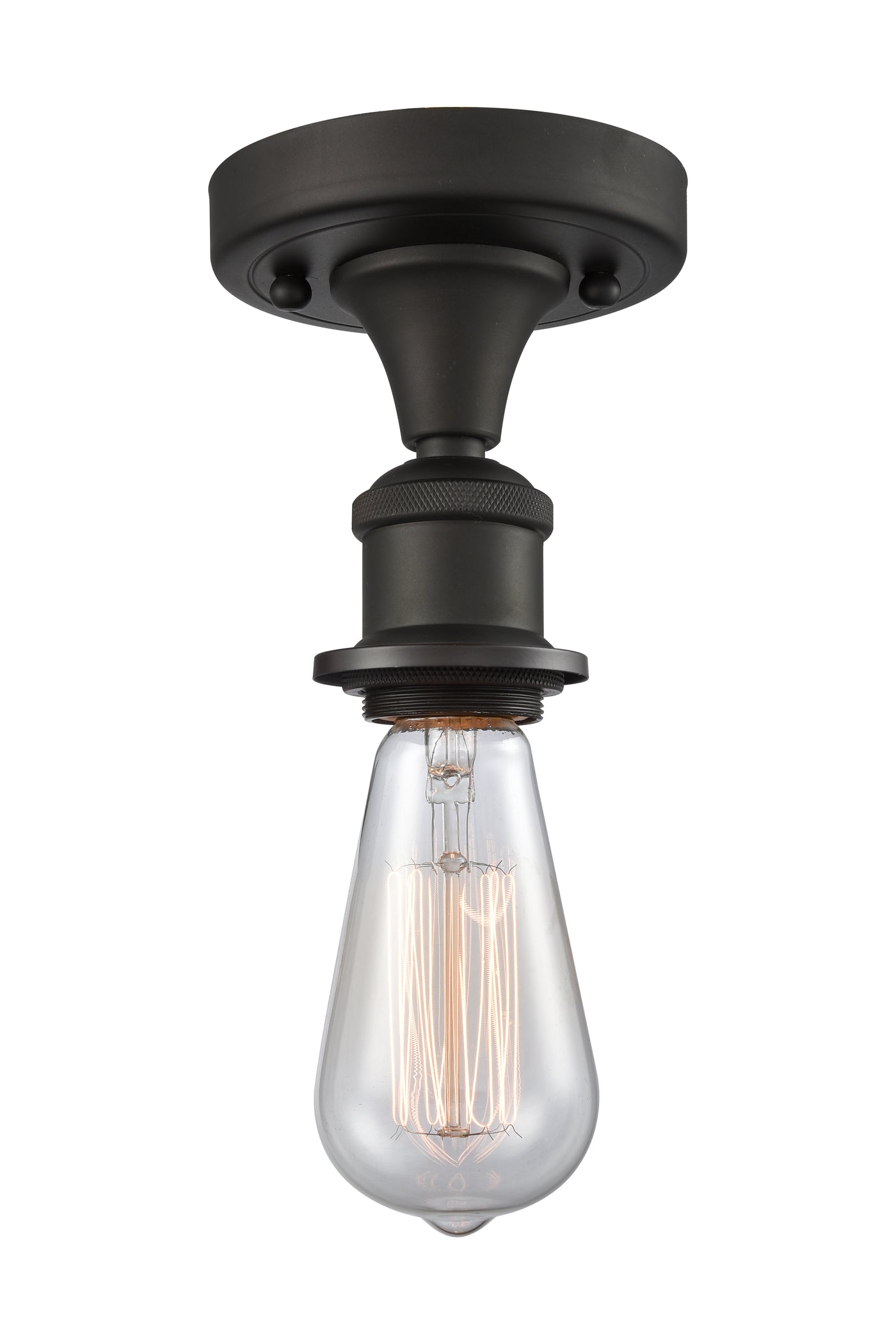 Ballston Semi-Flush Mount Cast Brass