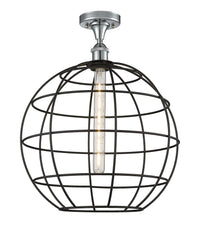 Ballston Semi-Flush Mount Satin Nickel