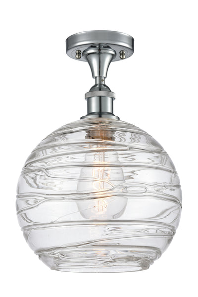 Ballston Semi-Flush Mount White Finish