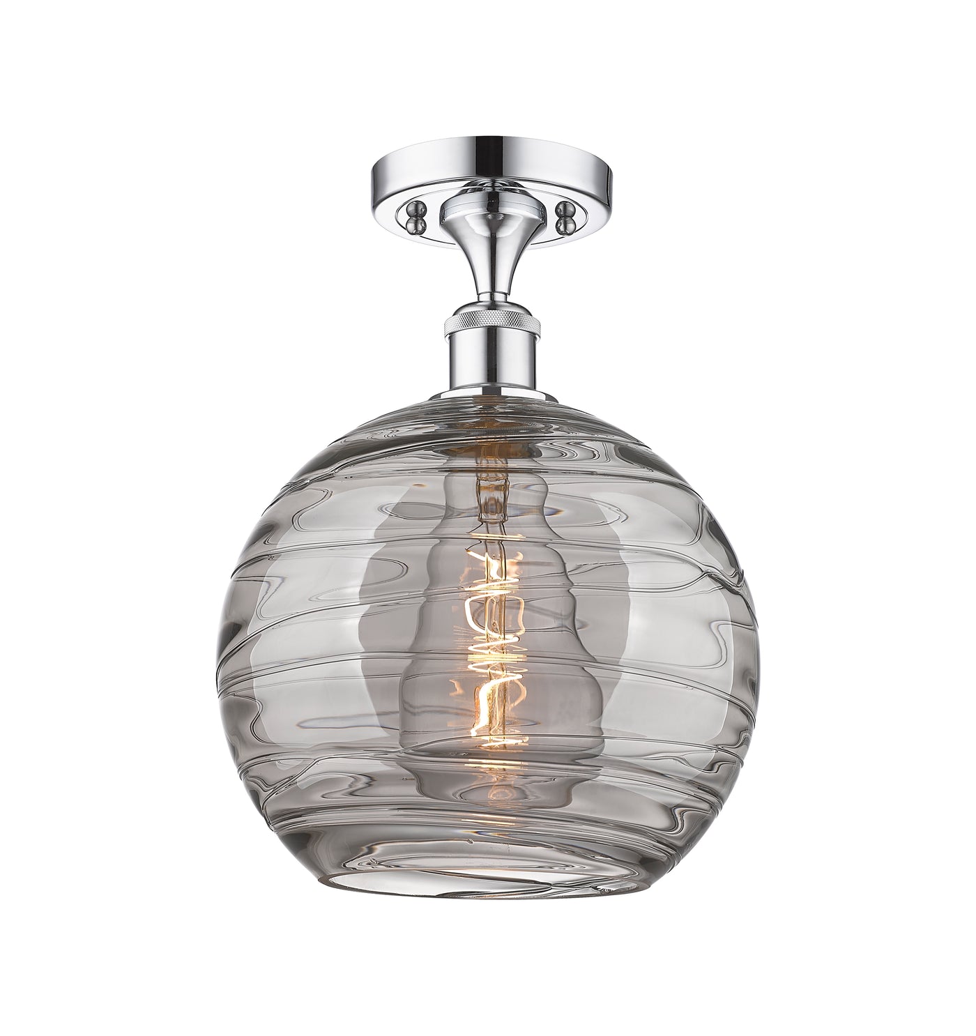 Ballston Semi-Flush Mount White Finish