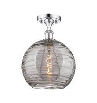 Ballston Semi-Flush Mount White Finish
