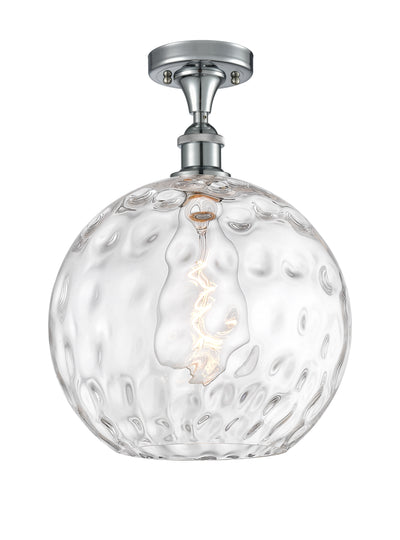 Ballston Semi-Flush Mount Water Glass Steel