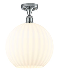 Ballston Semi-Flush Mount White Venetian
