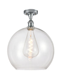 Ballston Semi-Flush Mount White Finish