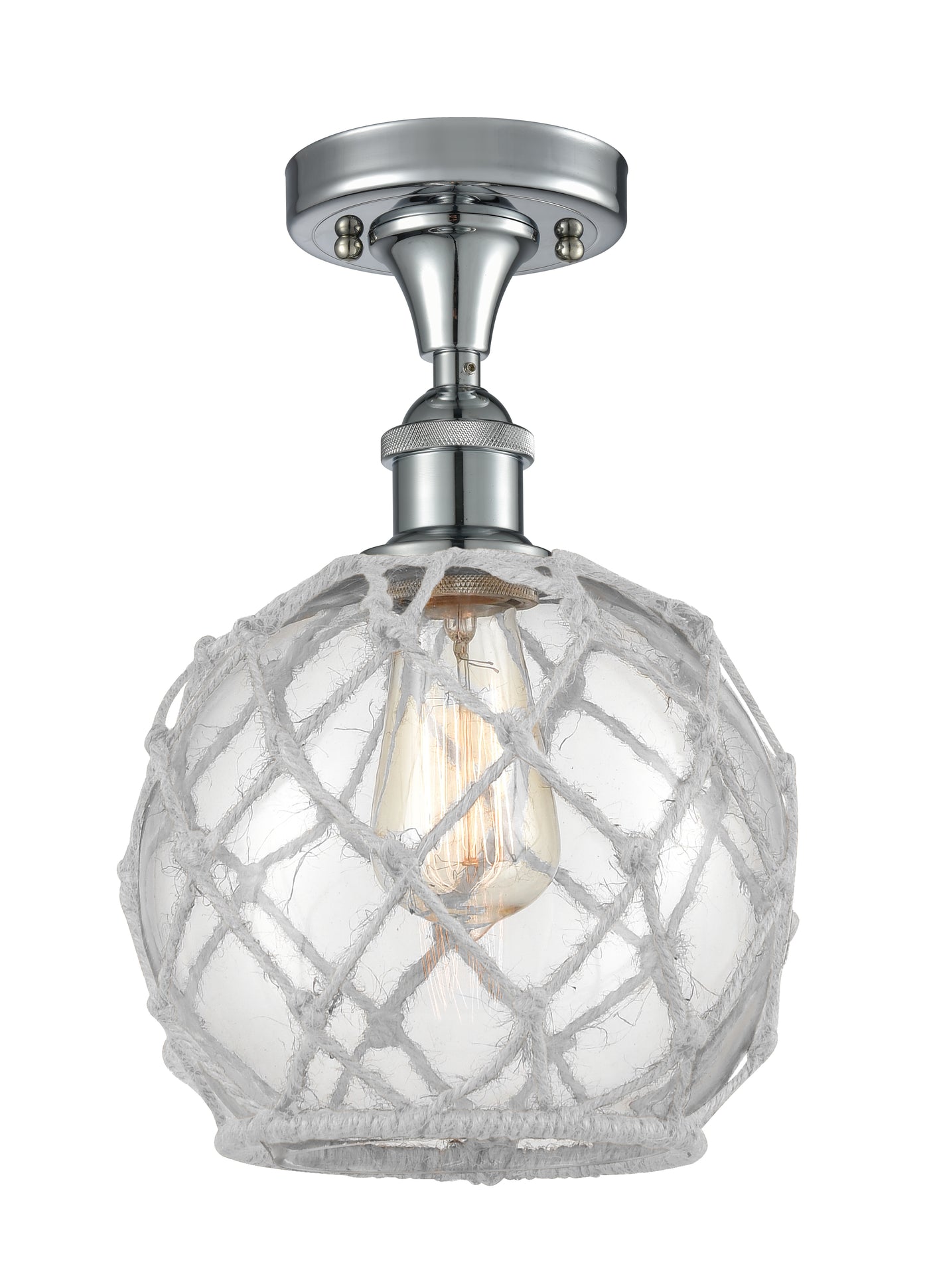 Ballston Semi-Flush Mount Polished Chrome