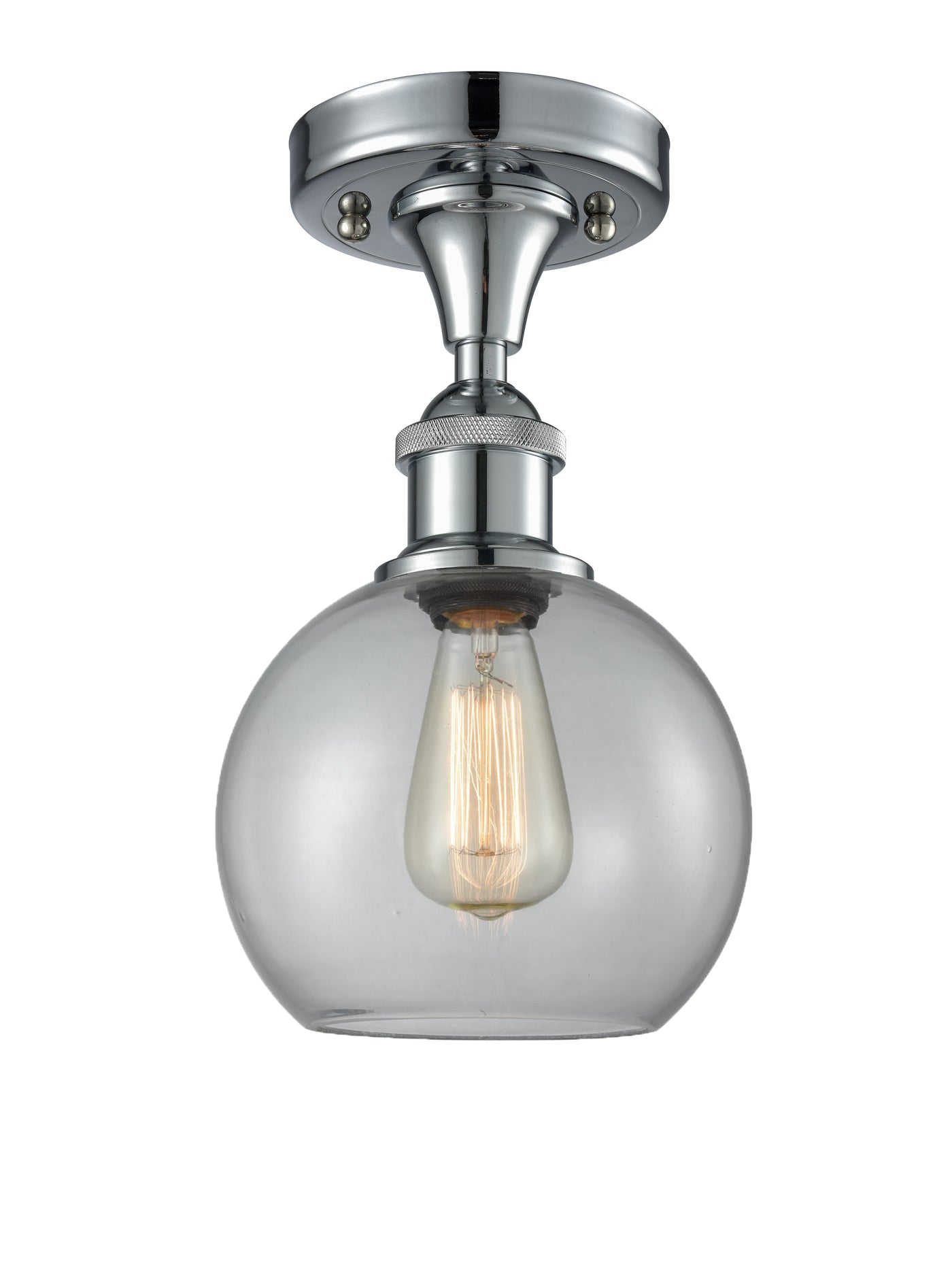 Ballston Semi-Flush Mount Polished Chrome