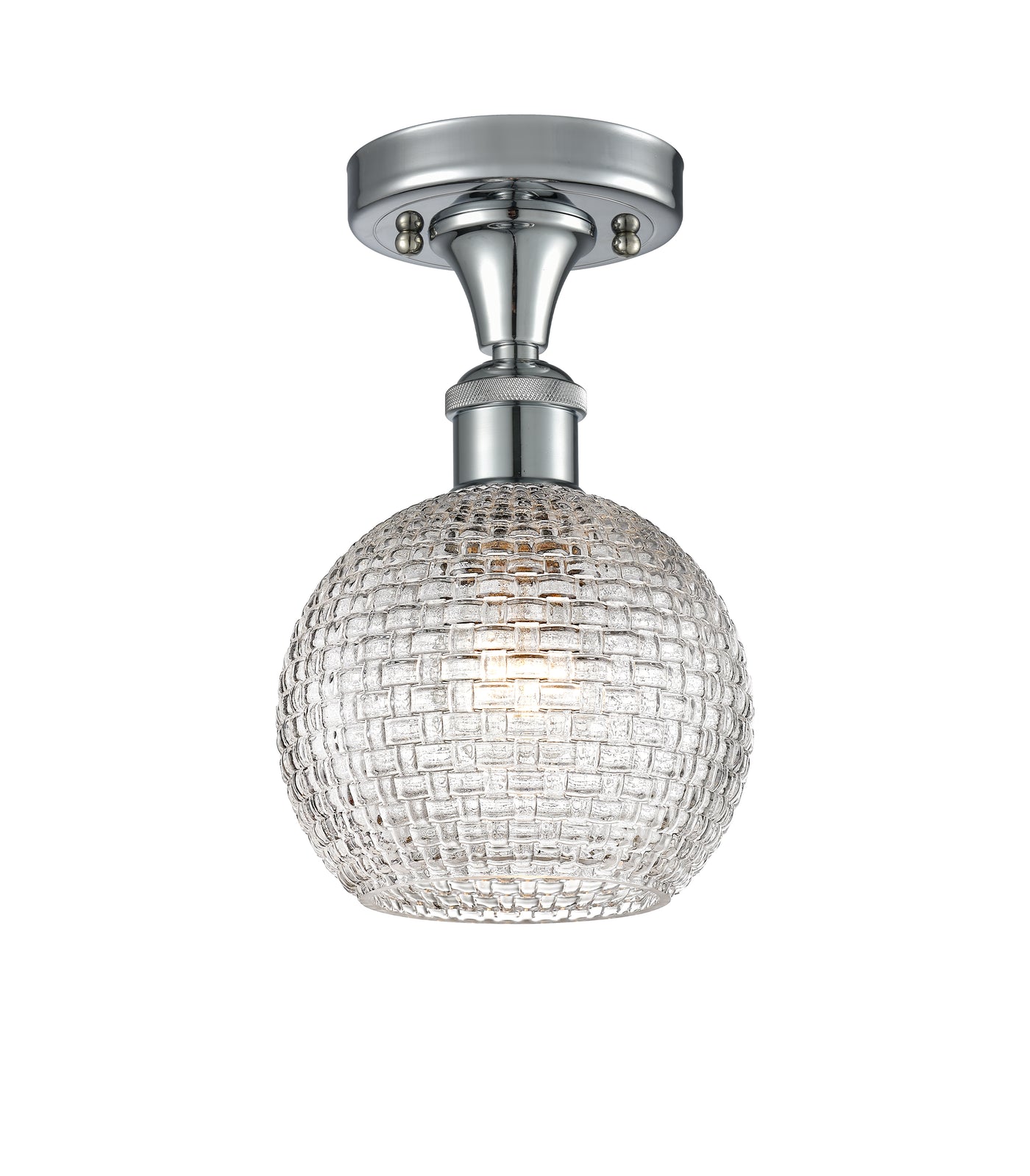 Ballston Semi-Flush Mount White Finish