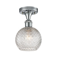 Ballston Semi-Flush Mount White Finish
